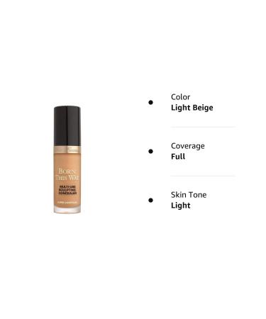 Born This Way Super Coverage Concealer - Light Beige 0.5 Fl Oz - Pack of 1 - Buy Online on GoSupps.com