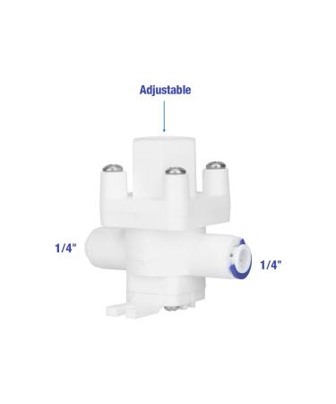 Luxury 1/4 Quick Valve Pressure Regulator Baby Pacifier & Bunny Dummy Fitting for Reverse Osmosis Water Purifier - Buy Online on GoSupps.com