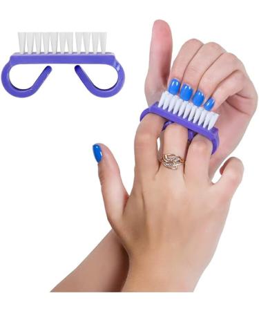 Nail Clean Brush Set - Double Sided Finger Cleaning Brushes (3 Pcs) | Strong Bristles, Ergonomic Handle | Ideal for Fingernails & Toenails - Buy Online on GoSupps.com