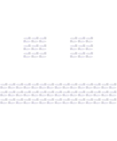 7 Sets 10 Pairs Belt Men Hallux Shaped Feet Practical Polish Cushion Thumb Toe for Protectors Splint Spacers Valgus Overlapping Big White Separator Bunion Nail Separate Whitex7pcs 5X3.1X1.2CMx7pcs