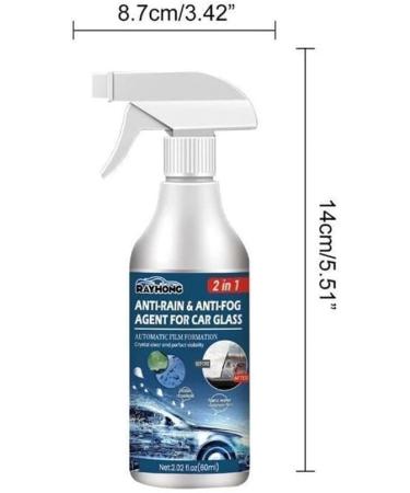 GXFCAI Car Glass Rainproof Agent fog Coating Glass Cleaning Accessories Windshield Polish Agent Rearvi N9C5 Hydrophobic Mirror Car As Shown 120ml - Buy Online on GoSupps.com