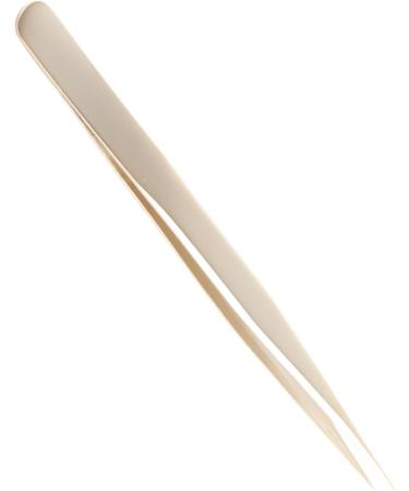 High-Tough Stainless Steel Curved Eyelash Tweezers | Durable Antistatic Volume Tweezers for Eyelash Extensions | 13.6 cm Peacock Eyelash Tweezers for At-Home Use - Buy Online on GoSupps.com