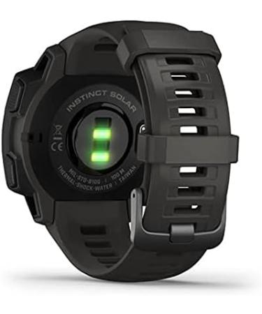 Garmin Instinct Solar Smartwatch - Rugged Outdoor Watch with Solar Charging - Graphite - Buy Online on GoSupps.com