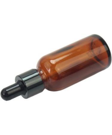 30ml Oil Bottle Empty Glass Dropper Bottle Refillable Amber Essential Oil Container Jar with Glass Pipette Dropper - Buy Online on GoSupps.com
