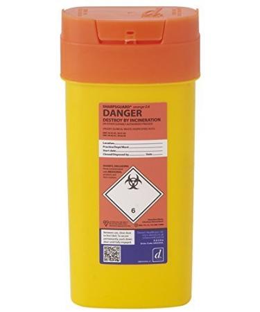 Sharpsguard DNDD509OL Sharps Bin 0.6L Orange