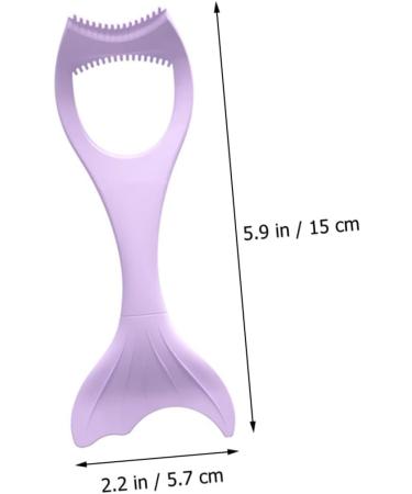 Beavorty Makeup Applicator 4pcs Mascara Brush Makeup Mascara Silicone Makeup Brush Women Silicone Eyeliner Imprint Shield 1 count (Pack of 1) Violetx4pcs - Buy Online on GoSupps.com