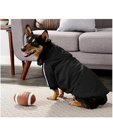 Ducomi Hood Dogs Sweatshirt | 100% Cotton Dog Sweater for All Breeds & Sizes | Warm Monochrome Coat XS to 9XL (Black XL) - Buy Online on GoSupps.com