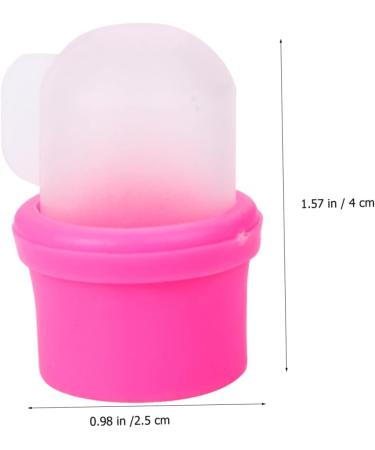 Beaupretty Cleanser Nails nail clips gel removal finger clips gel remover gel nail remover clips soak off clip caps polish remover cleaner nails gel nail soaker covers Brightener Nail 4X2.5X2.5CM Pink - Buy Online on GoSupps.com