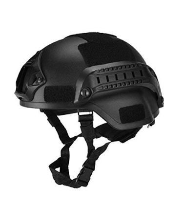 Amkya Tactical Helmet, Military Tactical Helmet Airsoft Helmet Paintball Head Protector with Night Vision Sports Camera Mount - Buy Online on GoSupps.com