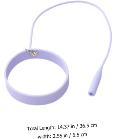 DOITOOL Tweezers Silicone Bracelet Silica Gel Eyelash Curler Cosmetic Purple - Buy Online on GoSupps.com