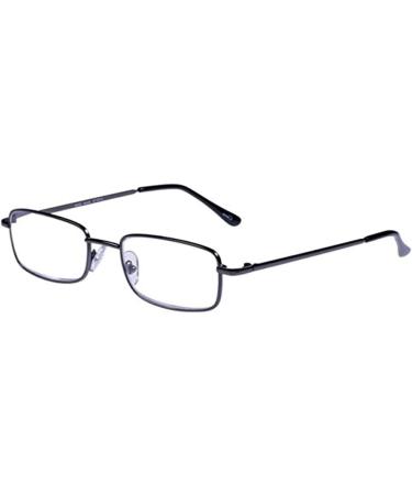 Foster Grant Men's Jacobson Reading Glasses - Gun Metal +2.50 | Stylish & Durable Eyewear | International Shipping Available - Buy Online on GoSupps.com