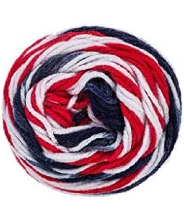 Red Heart Super Saver Yarn (4-Pack, 5oz Skeins) in Americana Colorway - Buy Online on GoSupps.com