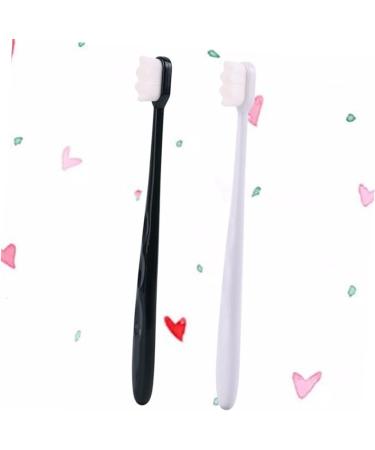 Minkissy 2-Pack Portable Toothbrush with Plastic Handle - Perfect for School & Home Use | Eco-Friendly Adhesive Strips & Soft Bristles - Buy Online on GoSupps.com