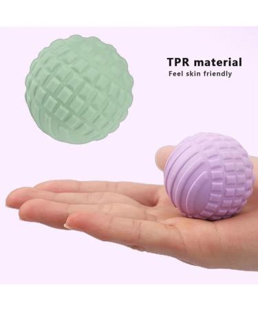 TPR Massage Ball - Portable Lightweight & Washable Massager (Pink) for Stress Relief & Muscle Recovery - Buy Online on GoSupps.com