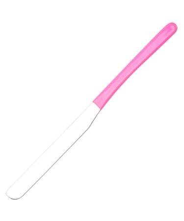 Cosmetic Metal Spatula Cosmetic Mixing Spatula Makeup Stirring Spatula Makeup Metal Spatula Beauty Products Spoon Makeup Mixing Spatula Cosmetic Mixer Skin Care Dipping Cream Pink 16.00X1.00X0.50CM Pink