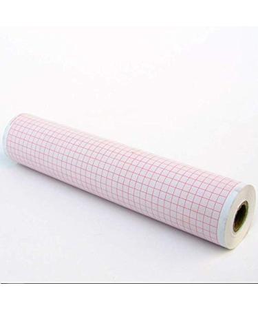 4 Rolls 210mm20m ECG Print Paper Thermal Recording Chart Papers for 12-Channel ECG/EKG Electrocardiogram Fit ECG1200G/1200F