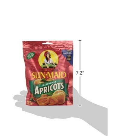 Sun-Maid California Apricots | Whole Natural Dried Fruit - 6 oz | Non-GMO & No Artificial Flavors | Pack of 1 - Buy Online on GoSupps.com
