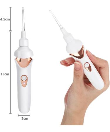 Electric LED Ear Wax Cleaner | Rechargeable Silicone Vacuum Ear Scoop Tool - Buy Online on GoSupps.com