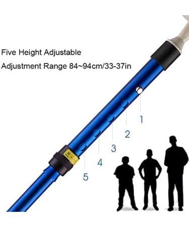 1 Pair of Forearm Crutches Crutches for Travel Height Adjustable 84-94cm Crutches for Walking Lightweight Non-Slip with Rubber Handles Folding Easy to Store Run forward - Buy Online on GoSupps.com