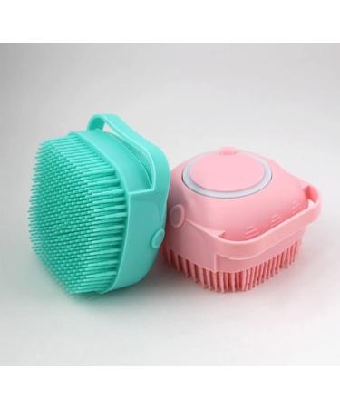Silicone Massage Bath Brush - Blue | Exfoliating Body Scrubber - Buy Online on GoSupps.com