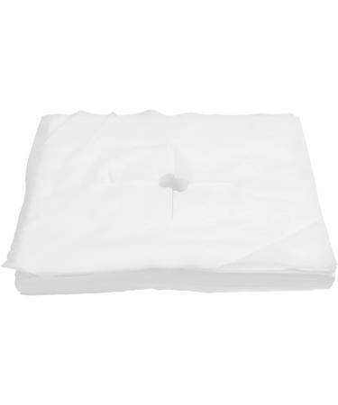 Verdant Touch Disposable Massage Table Covers - 100 Pack Clear Texture & Hole Design - Perfect for Spas & Wellness Centers - Buy Online on GoSupps.com