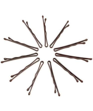 Dofash Bobby Pins Hair Pins Steel Hair Clips 3.5 cm / 1.38 Inch Hair Accessories Metal Pins for Women (Brown) - Buy Online on GoSupps.com