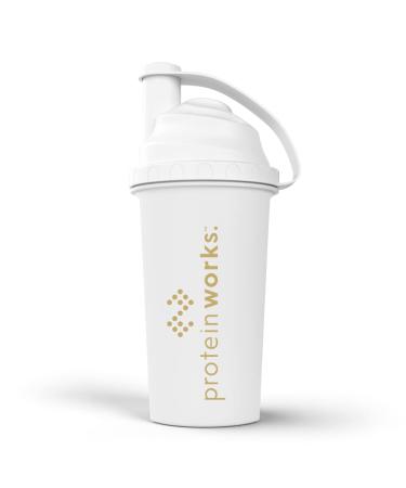 Protein Works White & Gold Shaker | 700ml