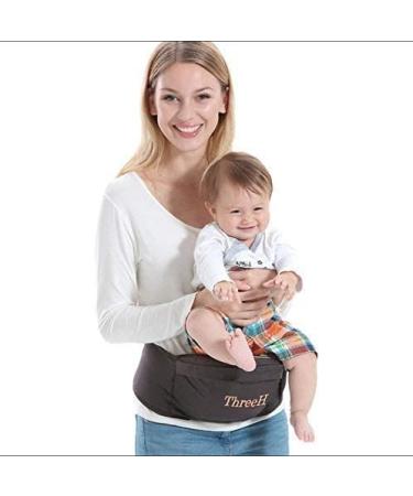 ThreeH Baby Hipseat Carrier Waist Stool Belt with Pocket - Brown BC10 - Buy Online on GoSupps.com