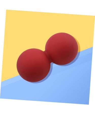 Gatuida Massage Ball - Full Body Mobility & Foot Pain Relief | Silicone Peanut Yoga Roller for Self-Massage - Red - Buy Online on GoSupps.com
