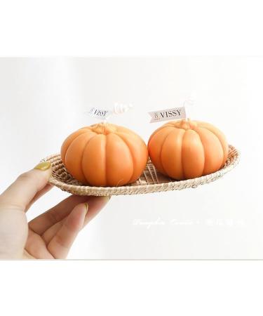 Buy Creative Pumpkin Shape Aromatherapy Candles - Handmade Rose Flavor for Birthdays New Year & Festivals | Perfect for Home Office & Store Decor - Buy Online on GoSupps.com