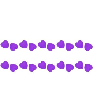 10 pairs anti -slip glasses earrings hook tiny heart -shaped bracket colorful ear grip holder for sport daily wear glasses ear clip