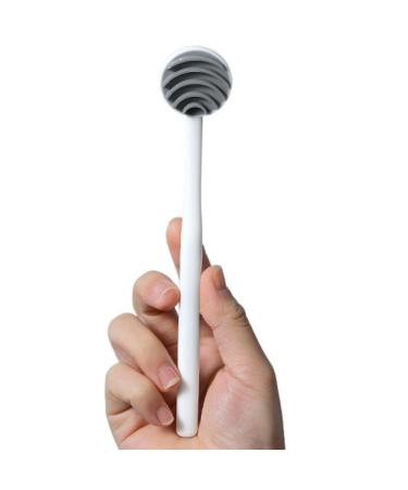 Silicone Tongue Scraper Fights Bad Breath Tongue Cleaner for Adults Mouth Care for Fresh Breath Travel Essentials for Oral Care Easy to Use (White)