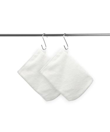 2 Pieces Reusable Microfiber Cleaning Gloves Fabric Cleaning Gloves Face Cleaning Gloves