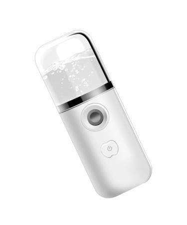 Healeved 3pcs Hydrating Instrument Portable Humidifiers Mini Sprayer Cool Spa Moisturizing Face Abs White