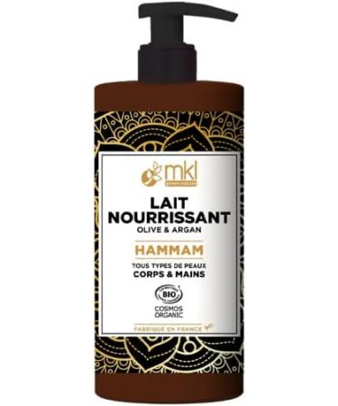 mkl green nature La Routine Orientale Hammam Range - 1 x Black Eucalyptus Soap 500 ml + 1 Kessa Scrub Glove + 1 Nourishing Body Lotion Olive and Argan 500 ml - Made in France - Buy Online on GoSupps.com