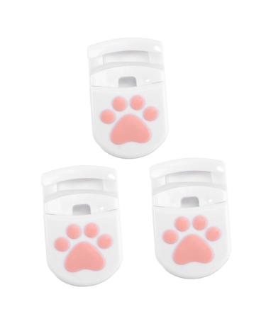 MAGICLULU 3 Sets Eyelash Curler Anti-Skid Handle Eyelashories Eyelash Curling Kit Makeup Eyelashories Mini Eyelashories Accessories Portable White