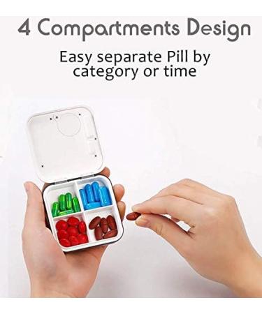 Automatic Pill Dispenser Zeerkeer Electronic Pill Timer-Reminder-Dispenser 5 Times a Day Electronic Timing Portable Daily Drug Storage Box Drug Organizer Case with Reminder (Grey) - Buy Online on GoSupps.com
