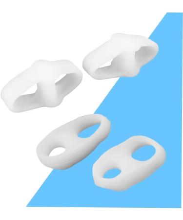 2Pcs Silicone Toe Separator: Correct Overlapping Toes, Relieve Pressure, Bunion Corrector with Spacers, Arch Support & Gel Cushion Inserts - Buy Online on GoSupps.com