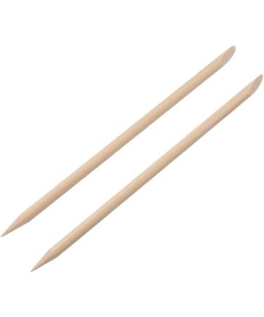 Walmeck 100PCS Nail Art Wood Sticks Wooden Cuticle Remover Pusher Manicure Pedicure Tool Disposable - Buy Online on GoSupps.com