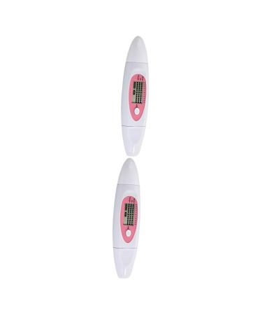 Ipetboom 2pcs 3 1 Facial Moisture Meter Facial Moisture Oil Meter Sensor Test Pen Triple 13.5X2 CMx2pcs Pink+whitex2pcs