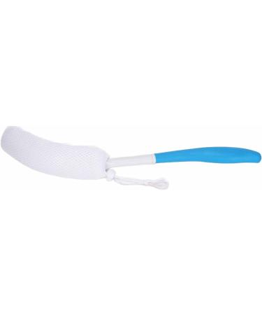 Long Handle Shower Brush for Elderly - Gentle Exfoliating Sponge Back Scrubber for Easy Showering & Cleaning - Buy Online on GoSupps.com