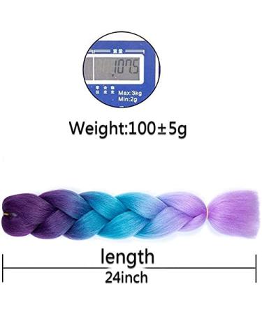 KanCalon Ombr Jumbo Braiding Hair - 6 Pieces 24 Inch Synthetic Hair Extensions (C26) for Braiding - International Shipping Available - Buy Online on GoSupps.com