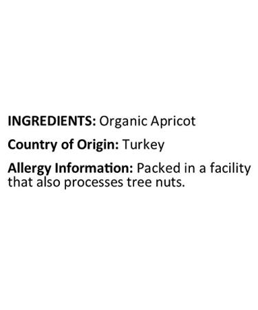Anna and Sarah Organic Dried Apricots - 3lbs Resealable Bag | Premium Quality, Non-GMO, Unsulfured | Perfect Snack Option | 1 Pack - Buy Online on GoSupps.com
