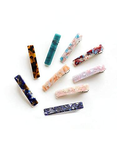 Buy CAREOR 9-Piece Multi-Color Acrylic Resin Hair Clips for Women - Stylish Crocodile Hair Clips - Buy Online on GoSupps.com