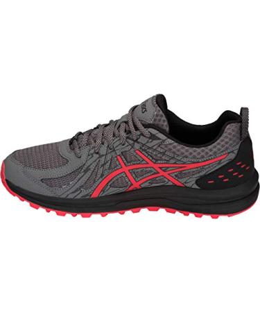 ASICS Men's Frequent Trail Running Shoes 9.5 Carbon/Red Alert