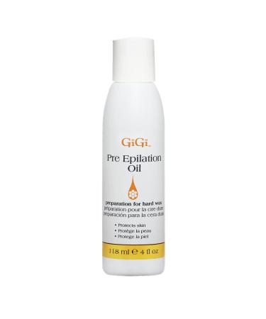 GiGi Pre Epilation Oil with Soybean and Grape Seed Oils  4 fl oz 4 Fl Oz (Pack of 1)