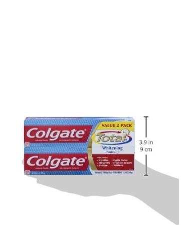 Colgate Total Whitening Toothpaste Twin Pack - 6oz (2 Pack) | Freshens Breath & Fights Cavities - Buy Online on GoSupps.com