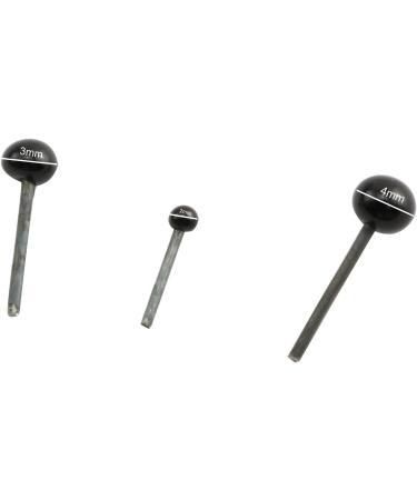 150PCS Black Beans Glass Eyes for Puppet Doll Craft - 2/3/4mm Needle Type - Buy Online on GoSupps.com