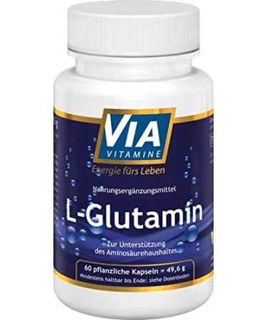 L-glutamine 600mg 60 capsules