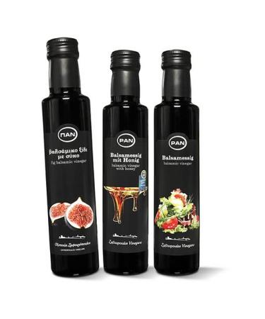 Generisch OREA Set of 3 tasting bottles of balsamic vinegar fig honey 250 ml